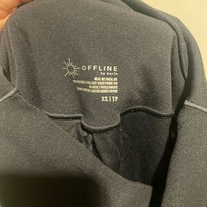 Offline by Aerie Real Me 7/8 Legging XS Navy Blue
